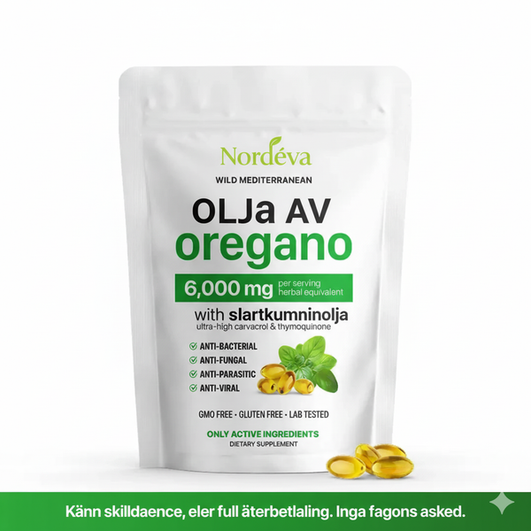 Nordéva Oregano & Svartkumminolja – 2-i-1 Kapslar